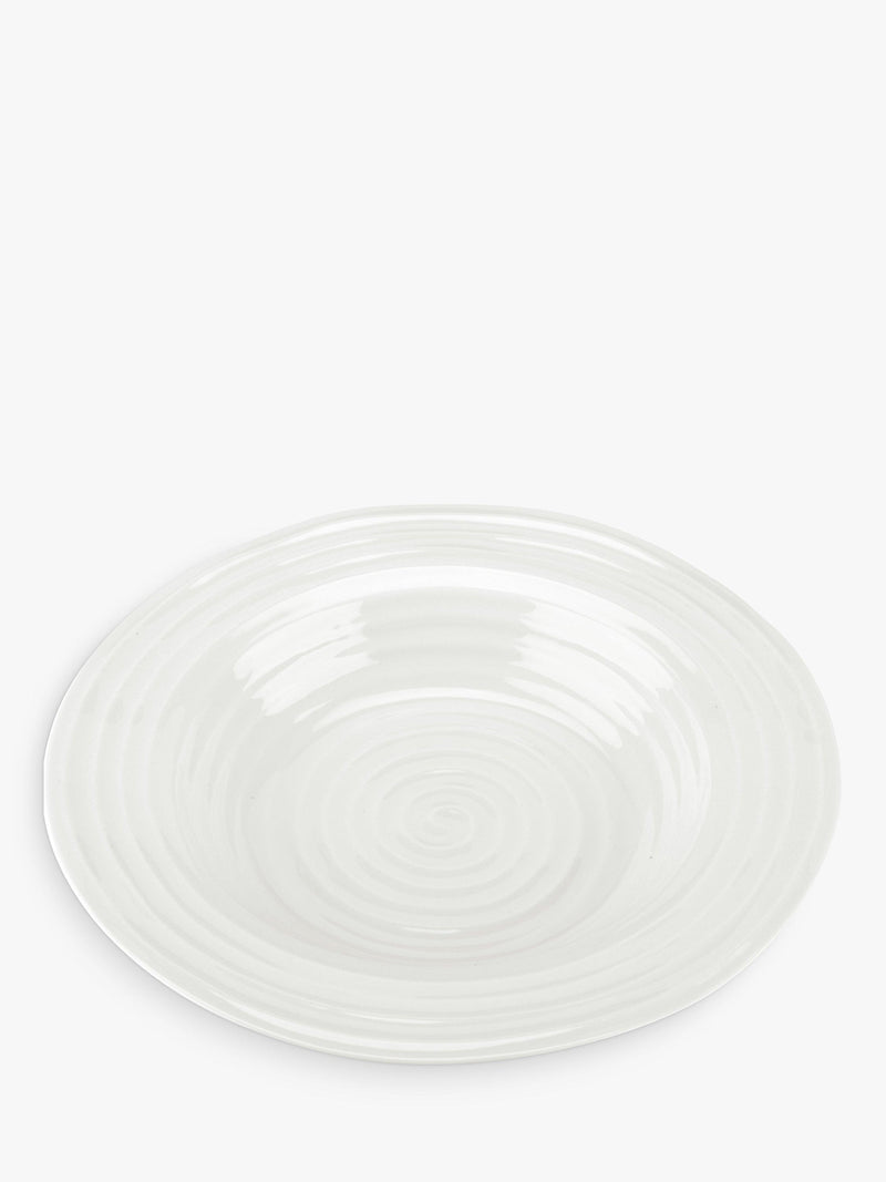 Sophie Conran for Portmeirion white porcelain soup plate 25cm (British brand)