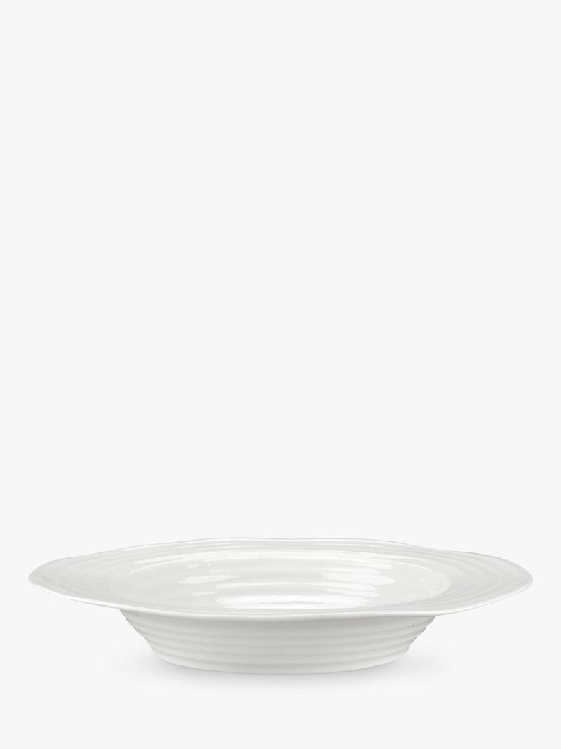 Sophie Conran for Portmeirion white porcelain soup plate 25cm (British brand)