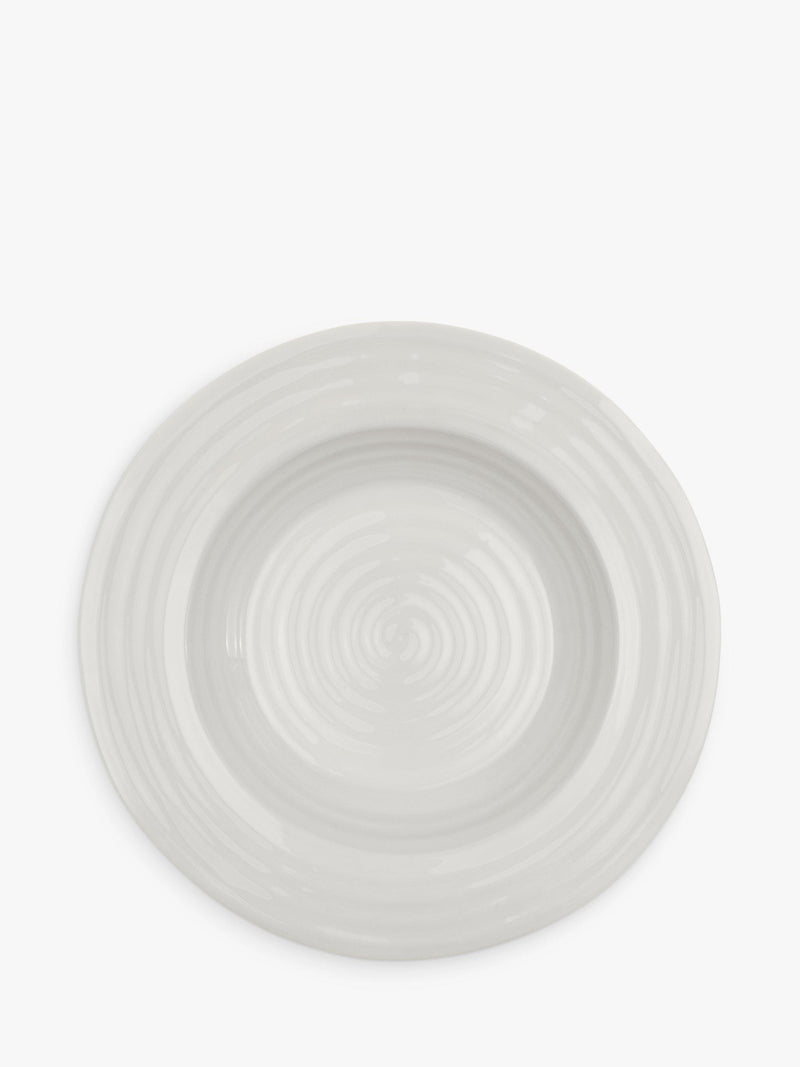 Sophie Conran for Portmeirion white porcelain soup plate 25cm (British brand)