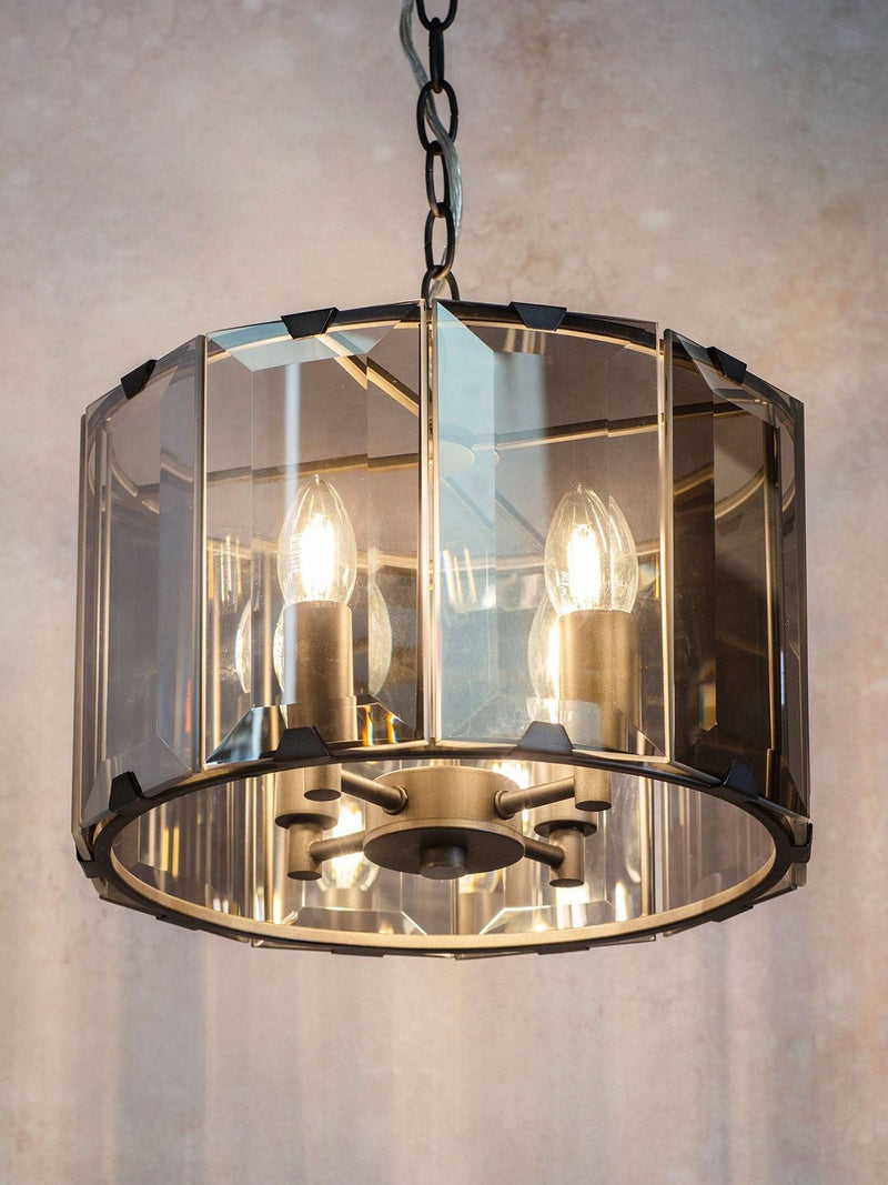 Gallery Home Grey George ceiling light pendant - British product