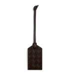 Bottega Veneta leather Intrecciato luggage tag - British product