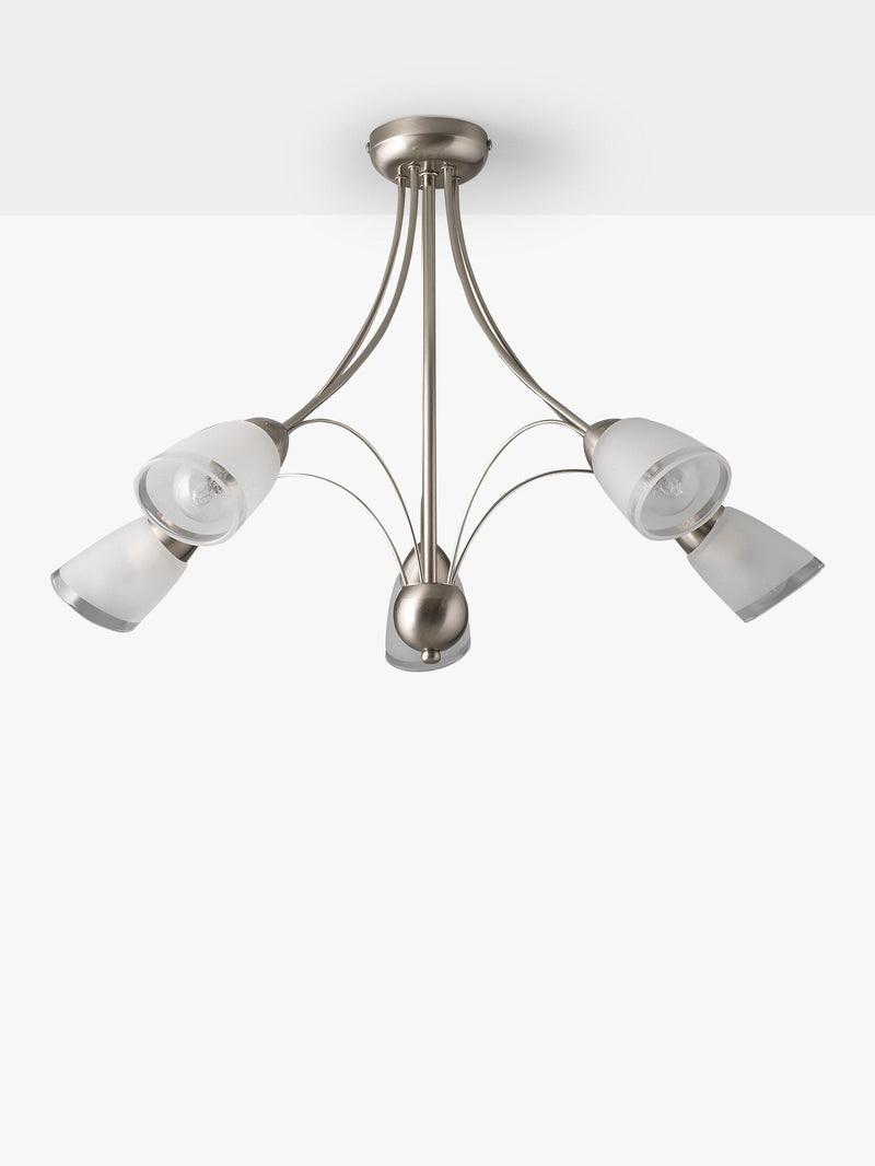 John Lewis ceiling light 5-arm antique finish (British brand)