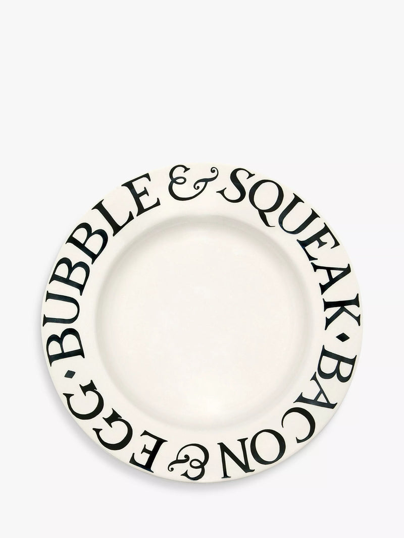 Emma Bridgewater Black Toast dinner plate 26cm - British product