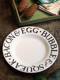 Emma Bridgewater Black Toast dinner plate 26cm - British product