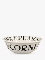 John Lewis Emma Bridgewater Black Toast Natural Cereal Bowl 16.5cm- Buy online at McGrocer