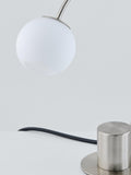 John Lewis Helium Touch chrome table lamp, UK version