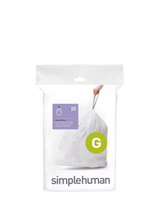 John Lewis Simplehuman Code G Bin Liners, 30L, Pack of 20- Buy online at McGrocer