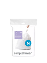 John Lewis Simplehuman Code N Bin Liners 45L Pack of 20- Buy online at McGrocer