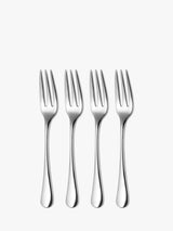 John Lewis Robert Welch Radford Bright Pastry Forks, Set of 4- Buy online at McGrocer
