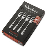 Robert Welch Radford stainless steel pastry forks set of 4, imported from the UK