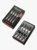 Robert Welch Radford stainless steel pastry forks set of 4, imported from the UK