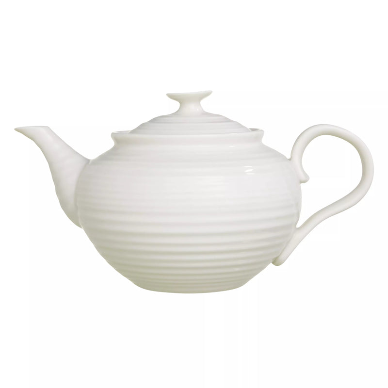 Sophie Conran for Portmeirion white porcelain teapot 1.13L - British product