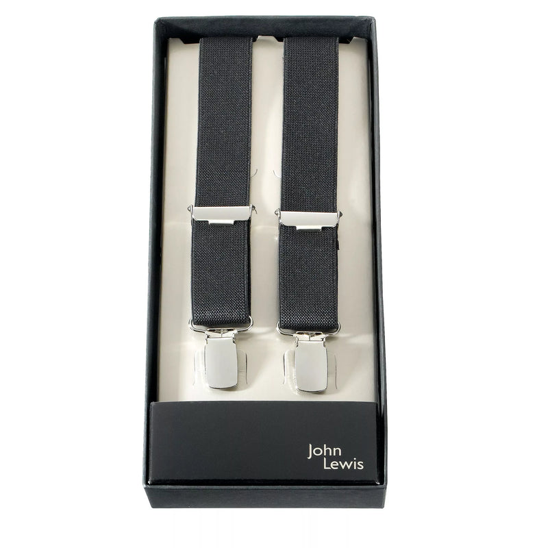 John Lewis narrow clip-on braces one size (British brand)