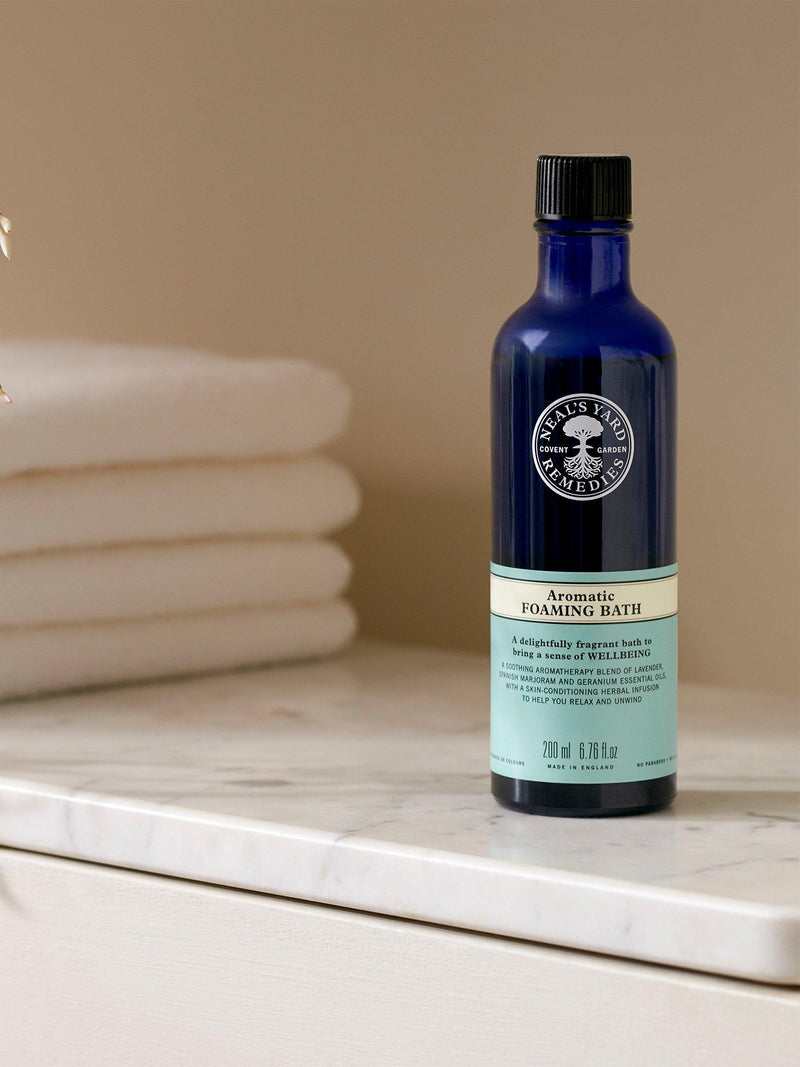 Neal's Yard Remedies aromatic foaming bath 200ml imported from the UK