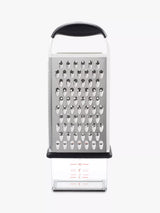 John Lewis Stainless Steel Four-Surface Box Grater with Container and Lid- Buy online at McGrocer