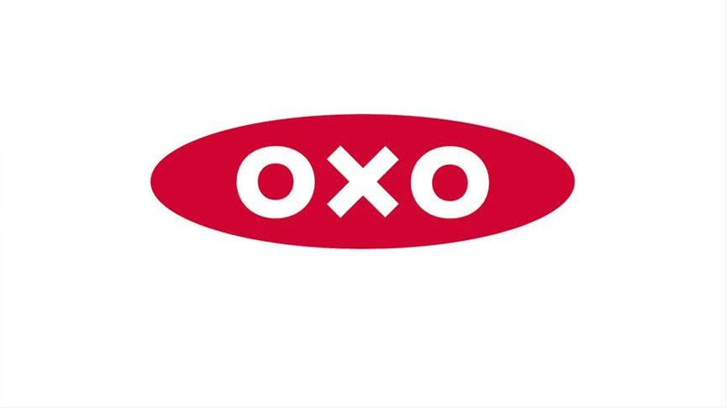 OXO box grater with four stainless steel surfaces and container, imported from the UK