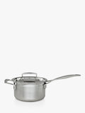 Le Creuset 3-ply stainless steel lidded saucepan, UK version