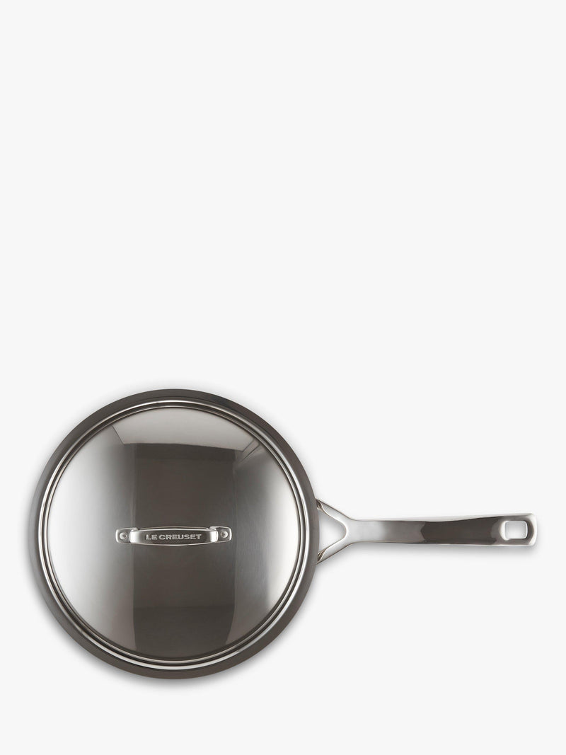 Le Creuset 3-Ply Stainless Steel Sauté Pan with Lid 24cm, UK version