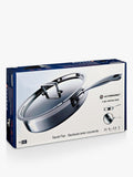 Le Creuset 3-Ply Stainless Steel Sauté Pan with Lid 24cm, UK version