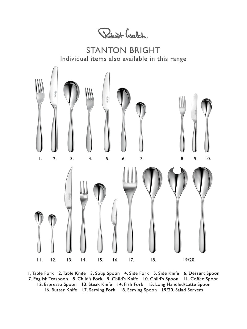 Robert Welch Stanton steak knives 4-piece set stainless steel, UK version