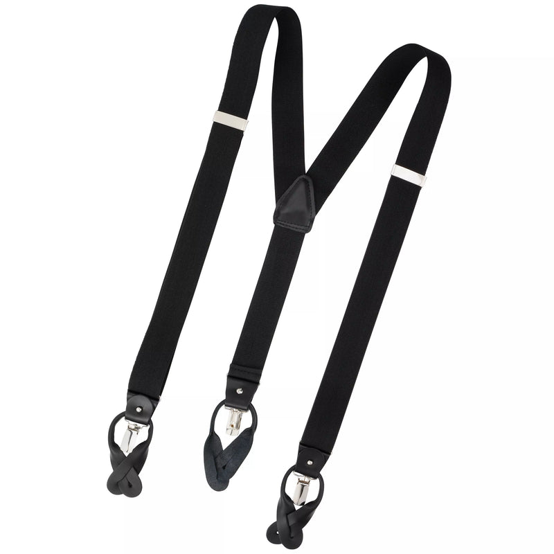 John Lewis black braces one size (British brand)