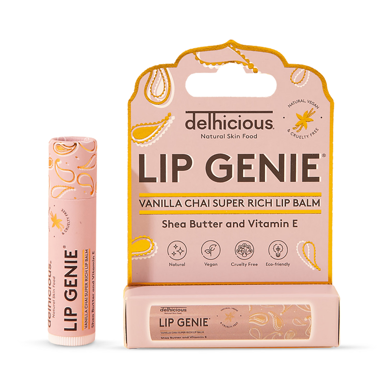 Delhicious lip balm Vanilla Chai 4.25g, UK version