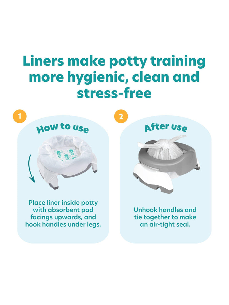 Potette fragranced potty liners pack of 30, imported from the UK