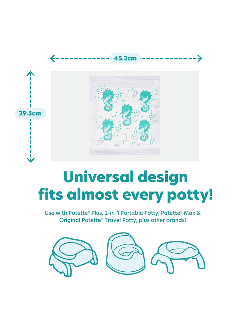 Potette fragranced potty liners pack of 30, imported from the UK