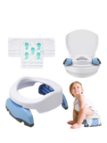 Potette Plus Travel Potty White/Blue, imported from the UK