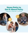 Potette Plus Travel Potty White/Blue, imported from the UK