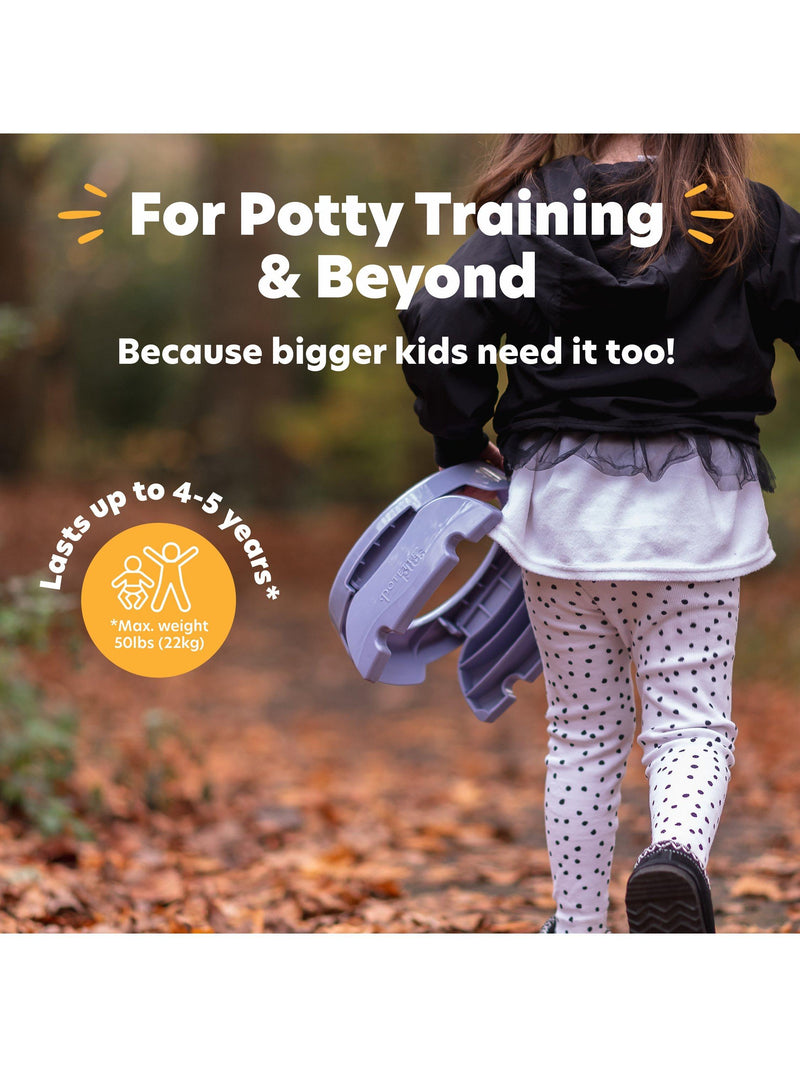 Potette Plus Travel Potty White/Blue, imported from the UK