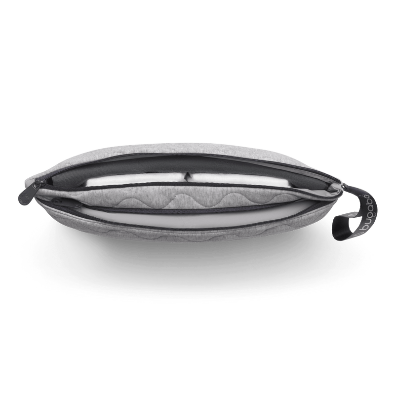 Bugaboo changing clutch light grey melange, imported from the UK