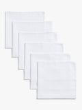 John Lewis white muslin squares, pack of 6, UK version