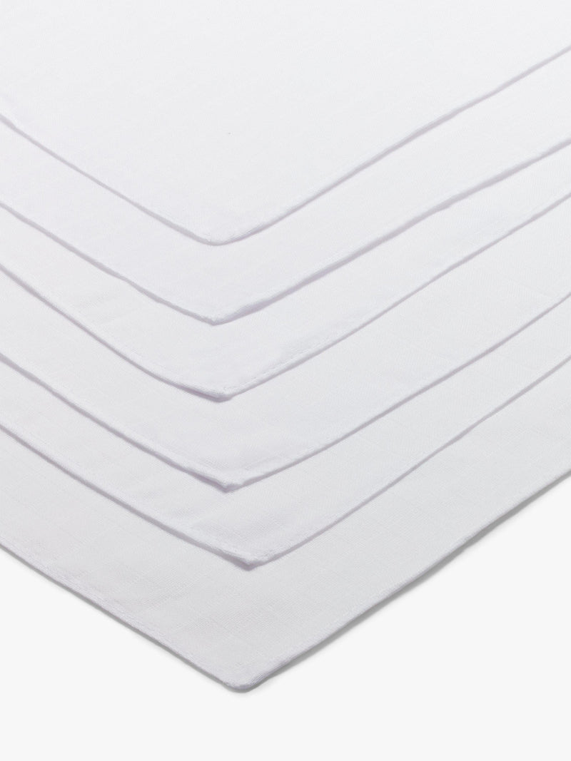 John Lewis white muslin squares, pack of 6, UK version