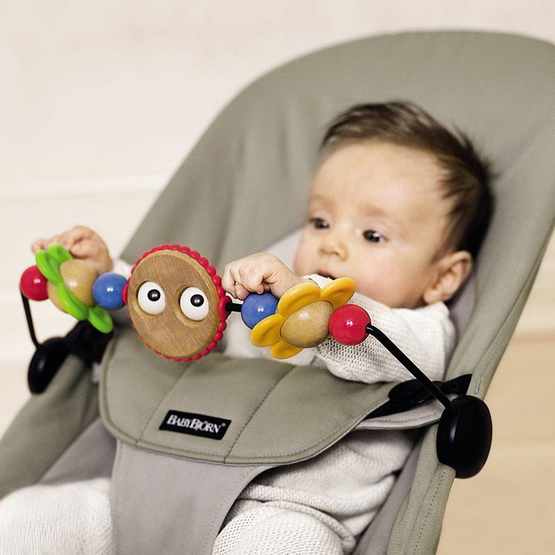 BabyBjörn Googly Eyes wooden spinning toy (British brand)