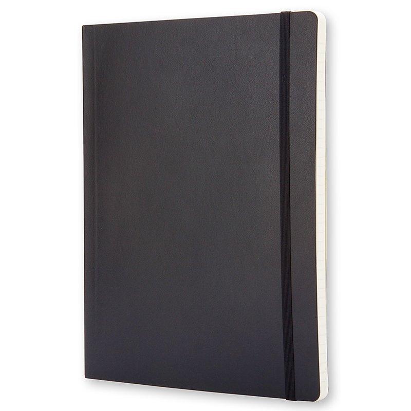 Moleskine extra large soft cover ruled notebook (British brand)