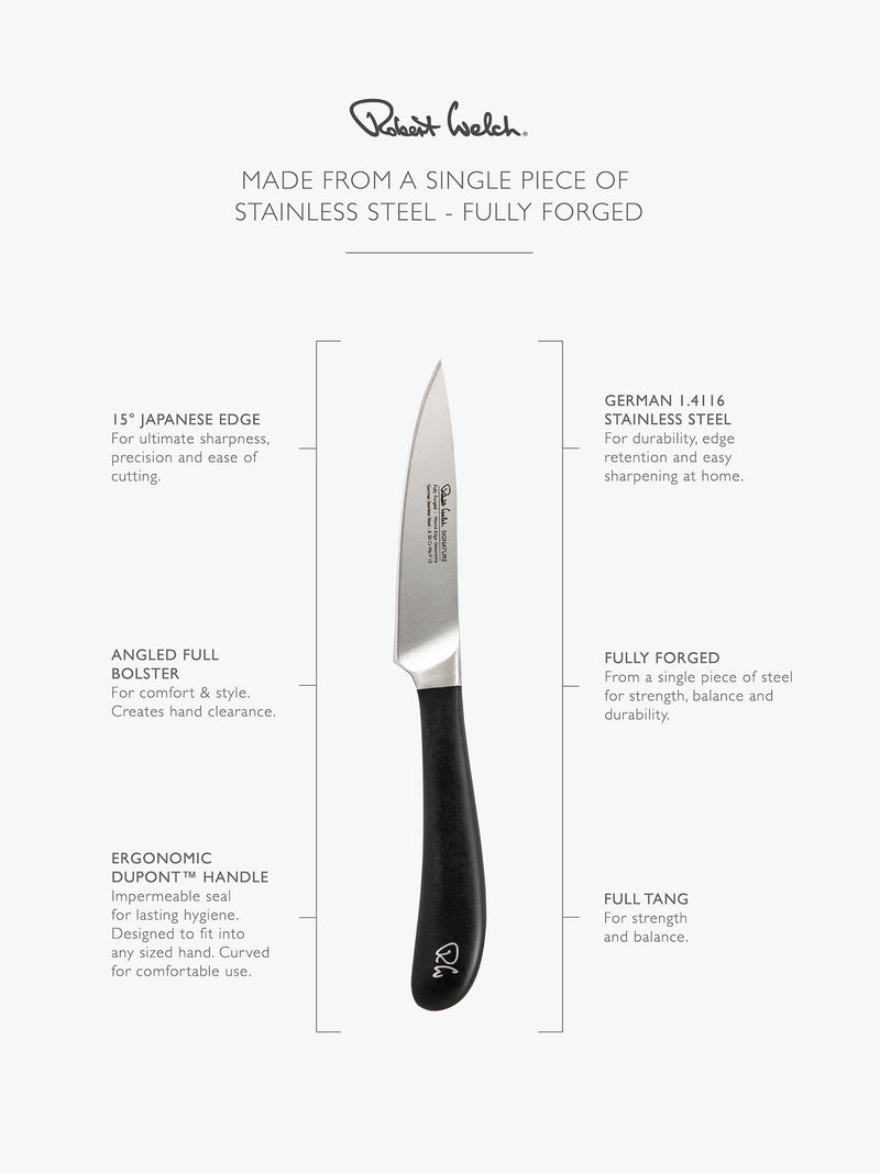 Robert Welch stainless steel vegetable knife 10cm (British brand)