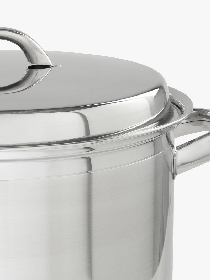 John Lewis stainless steel stockpot 6.5L 24cm, UK version