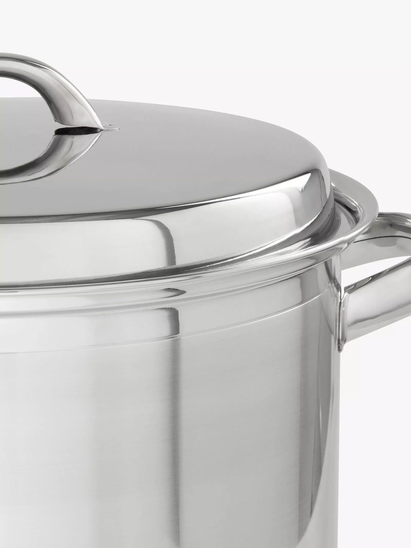 John Lewis stainless steel stockpot 6.5L 24cm, UK version