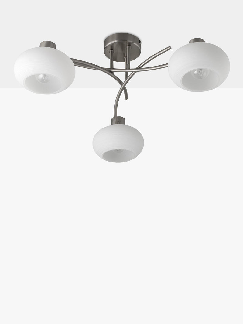 John Lewis Elio 3 Arm Ceiling Light - British product