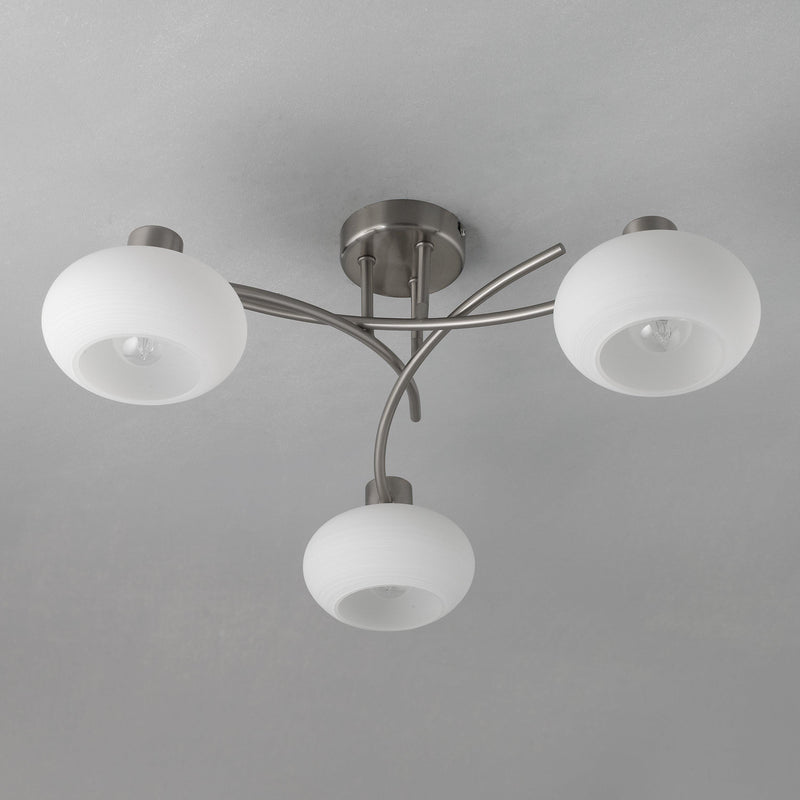 John Lewis Elio 3 Arm Ceiling Light - British product