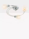 John Lewis Maya ceiling light 56cm diameter polished chrome, UK version
