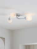 John Lewis Maya ceiling light 56cm diameter polished chrome, UK version