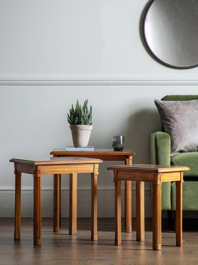 John Lewis Hemingway nest of tables melia oak (British brand)