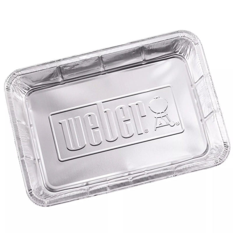 Weber aluminium BBQ drip trays pack of 10 (British brand)