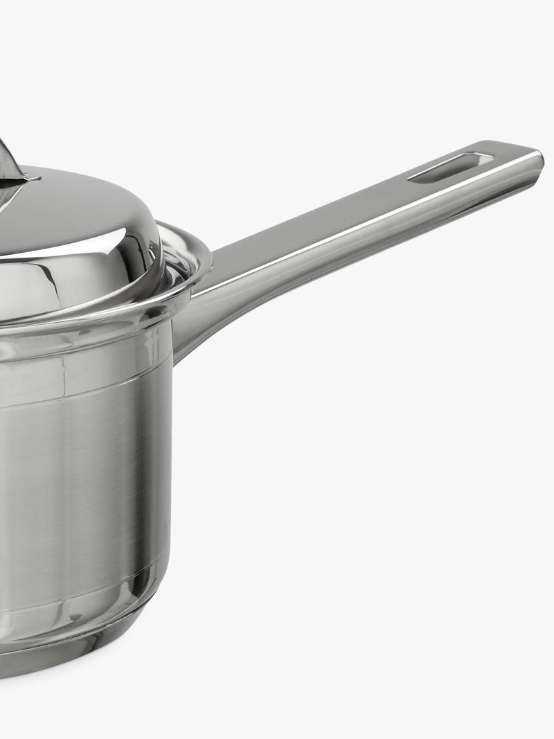 John Lewis stainless steel lidded saucepan, UK version
