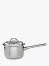 John Lewis Stainless Steel Lidded Saucepan with Induction Compatibility- Buy online at McGrocer