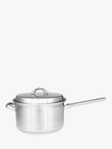 John Lewis Classic Lidded Saucepan with Helper Handle, 22cm, 3.7L- Buy online at McGrocer
