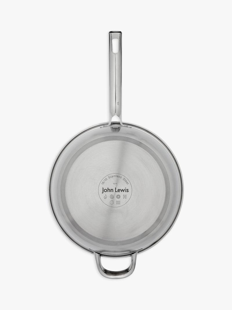 John Lewis non-stick chef's pan with lid 26cm, UK version