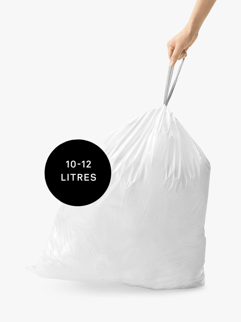 Simplehuman bin liners Code C 12L pack of 20, UK version